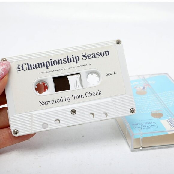 Vintage 1992 Toronto Blue Jays Championship Season Cassette Tape Commentary - Picture 3 of 5